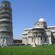 Campo dei Miracoli featuring the Duomo and the Leaning Tower of Pisa.